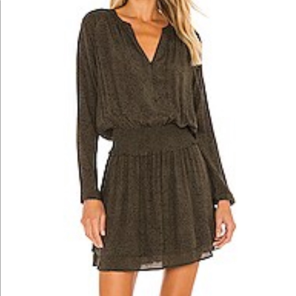 Rails Jasmine Dress in Olive Speckled - Picture 2 of 2